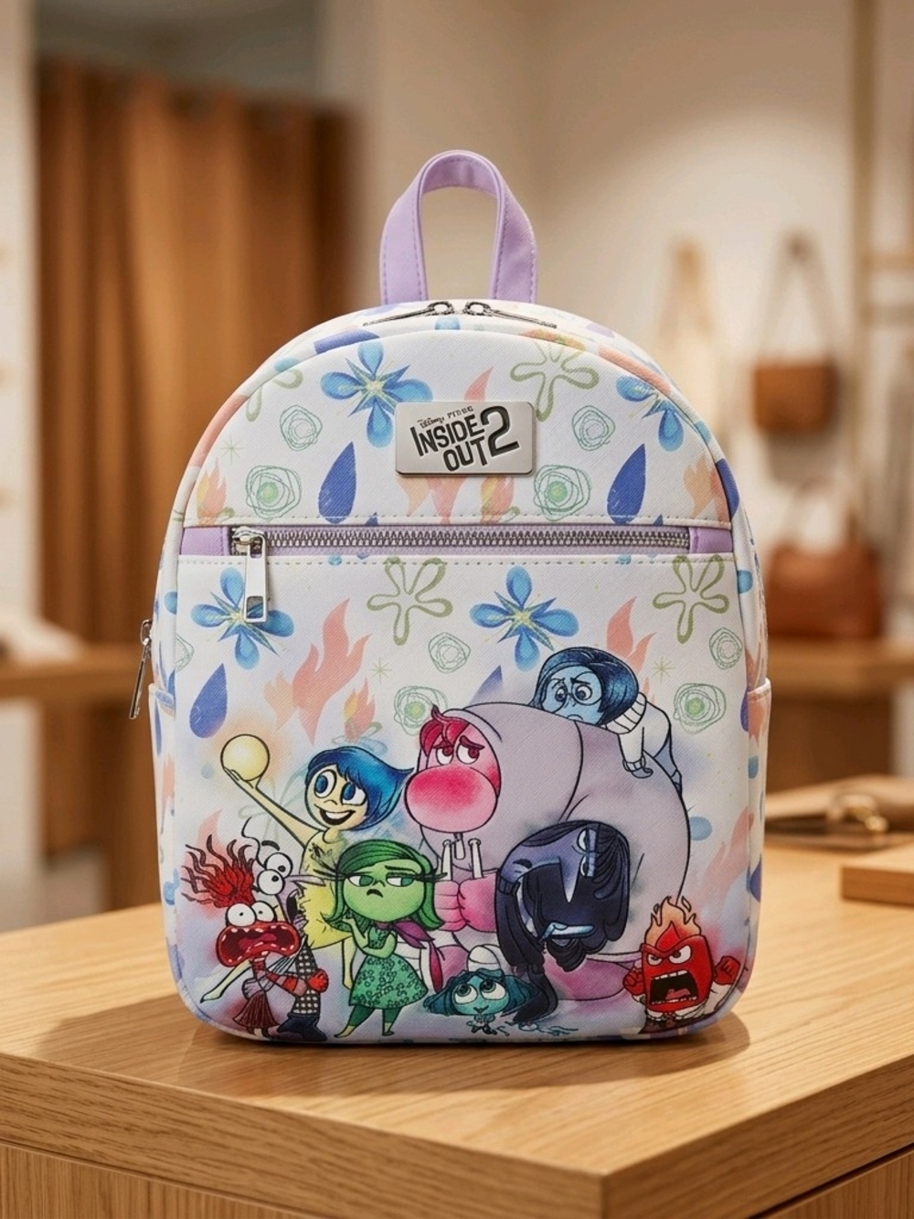 Disney Pixar Inside Out 2 Emotions Group Mini Backpack NEW